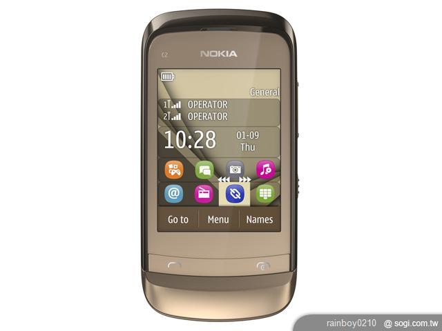 NOKIA C2-02、C2-06觸鍵雙控 在台推出 NOKIA C2-02、C2-06觸鍵雙控 在台推出