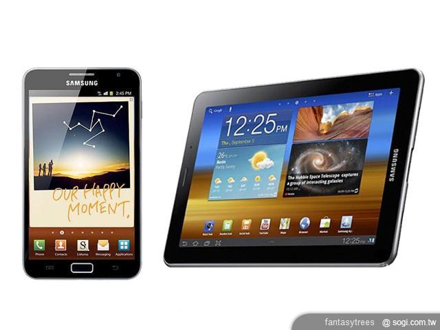 三星GALAXY Note與Tab 7.7高規格現身 三星GALAXY Note與Tab 7.7高規格現身