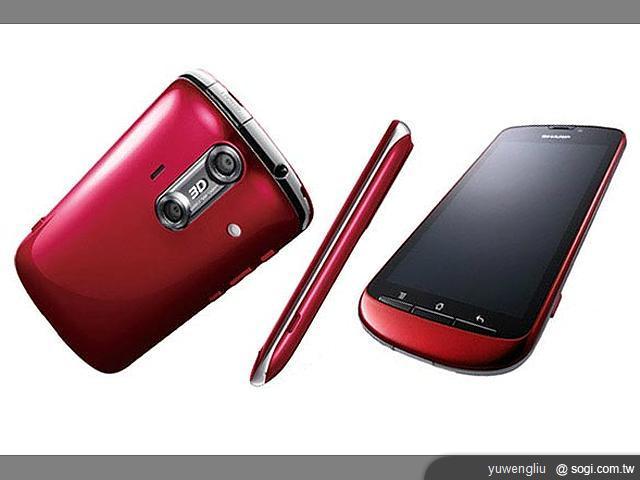 夏普SH8298U裸視3D攝錄手機中國發表