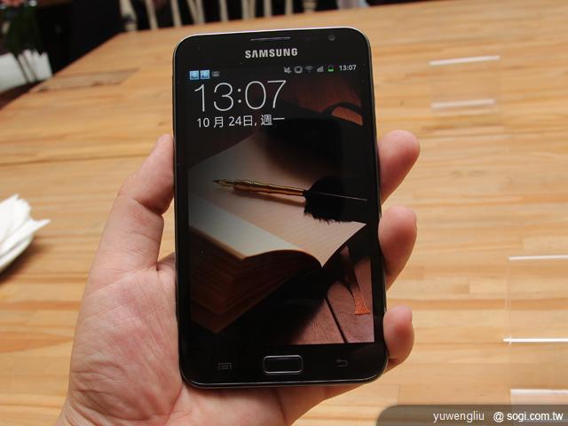 三星GALAXY Note在台發表 大螢幕高效能 