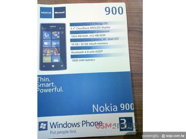 NOKIA 900等三款新芒果曝光!4點發表 NOKIA 900等三款新芒果曝光!4點發表