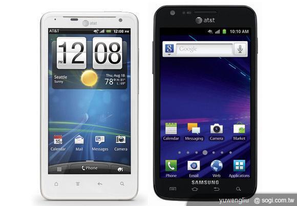 HTC Vivid、三星GALAXY S II升級版 美國發表 HTC Vivid、三星GALAXY S II升級版 美國發表