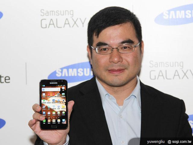 三星GALAXY Note上海發表 台灣業者搶賣