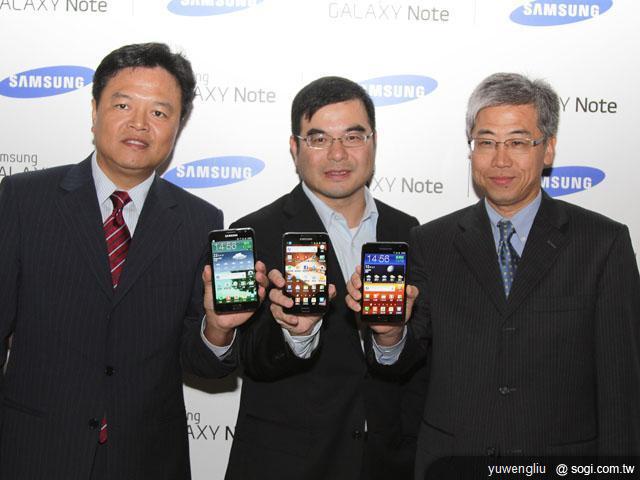 三星GALAXY Note上海發表 台灣業者搶賣