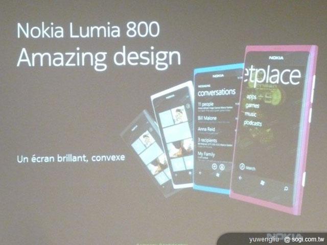 NOKIA Lumia 900外型 微軟簡報中疑曝光 NOKIA Lumia 900外型 微軟簡報中疑曝光