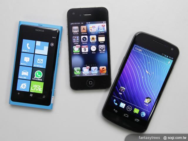 iOS、Google、微軟新機比較 OS大戰三星Bada缺席？