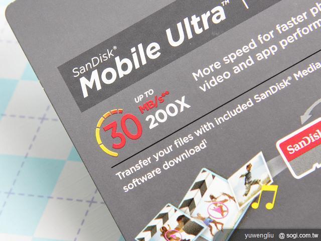 SanDisk Mobile Ultra microSDXC 64GB記憶卡高速體驗