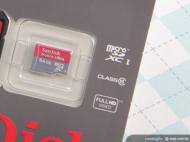SanDisk Mobile Ultra microSDXC 64GB記憶卡高速體驗
