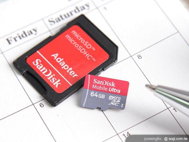 SanDisk Mobile Ultra microSDXC 64GB記憶卡高速體驗
