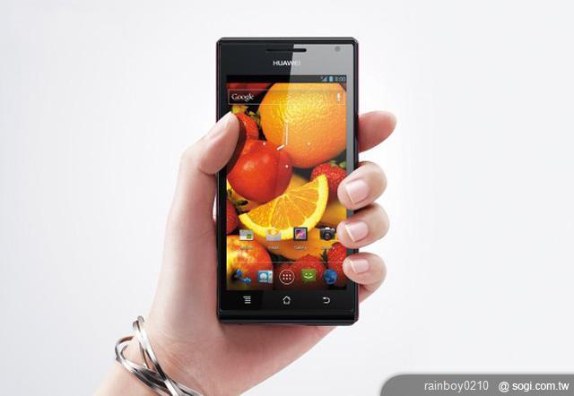 華為發表超薄智慧機Ascend P1 S僅6.68mm【CES 2012】 華為發表超薄智慧機Ascend P1 S僅6.68mm【CES 2012】