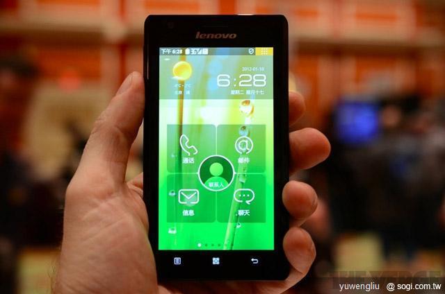 首款Intel Atom Medfield手機 聯想K800搶頭香【CES 2012】