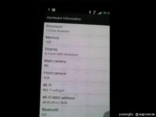 HTC Ville超薄8mm現身 首款ICS+Sense 4.0 HTC Ville超薄8mm現身 首款ICS+Sense 4.0