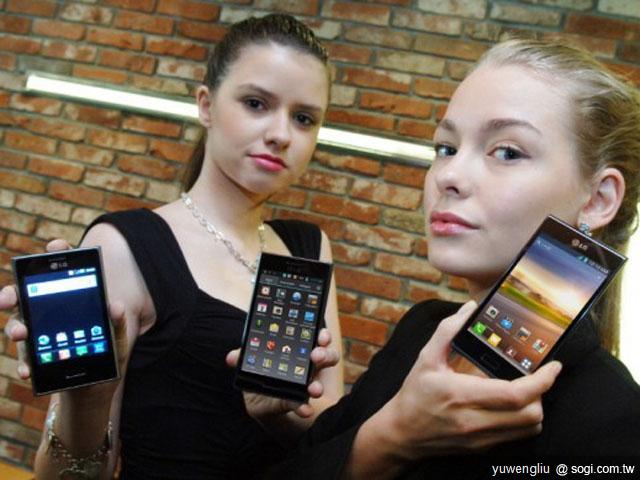LG再推Optimus L7/L5/L3三機 火力全開!【MWC 2012】 LG再推Optimus L7/L5/L3三機 火力全開!【MWC 2012】