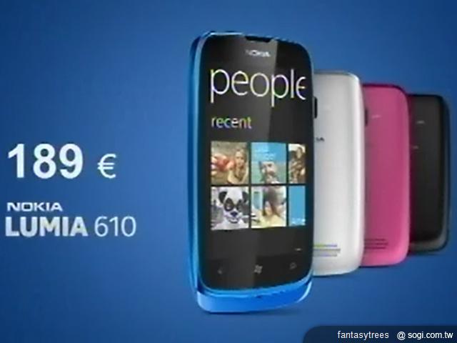 諾基亞發表41MP新機808 PureView與Lumia 900/610 諾基亞發表41MP新機808 PureView與Lumia 900/610