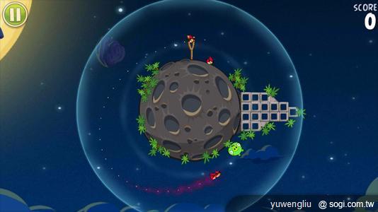 Angry Birds Space憤怒鳥飛上太空打綠豬 Angry Birds Space憤怒鳥飛上太空打綠豬