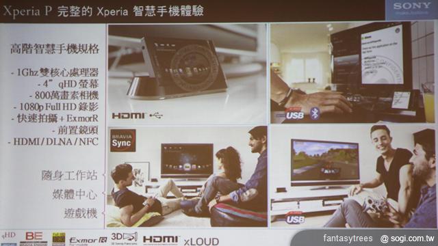 Sony XPERIA P台哥大獨賣 春電展開放體驗