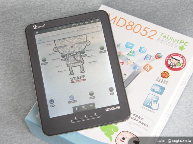 「我是馬克」加持的8吋平板 人因科技MD8052