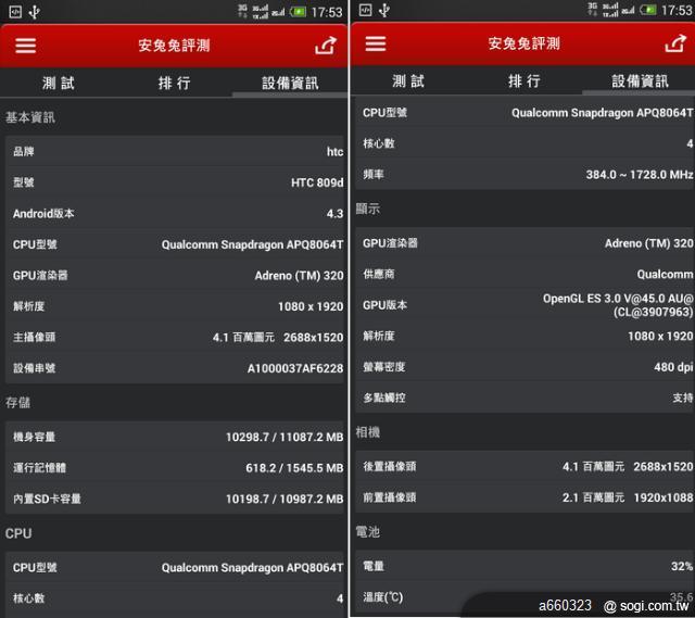 正港的 hTC One Max 809D 亞太電信 雙卡巨屏 全球版 開箱照